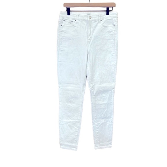 J. Crew Mid-Rise Skinny Jeans in Signature Stretch White Size 29 - Picture 4 of 12